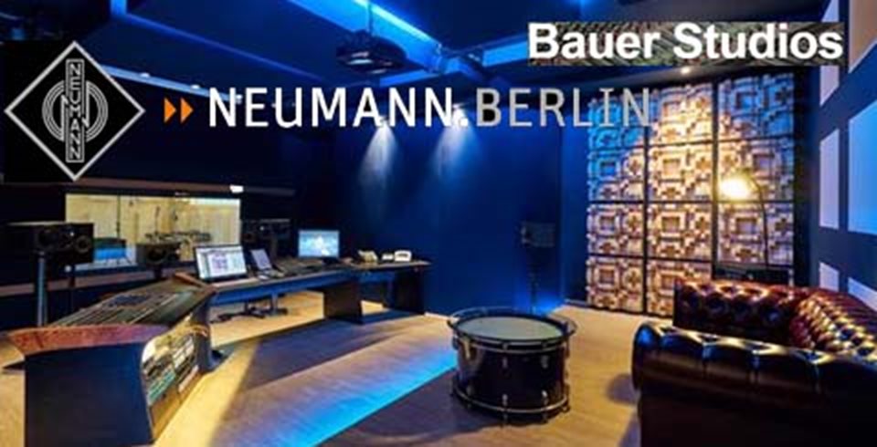 Neumann speakers at Bauer Studios (Germany)