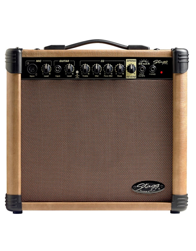 STAGG 20 AA R Acoustic Guitar Amplifier 20W with Reverb