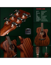 SIGMA 000MC-15E Mahogany Electric Acoustic Guitar