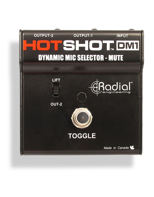 RADIAL Hotshot DM1 Stage MIC Toggle