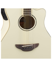 YAMAHA APX-600 Vintage White Electro Acoustic Guitar