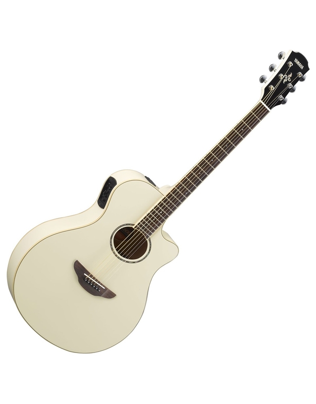 YAMAHA APX-600 Vintage White Electro Acoustic Guitar