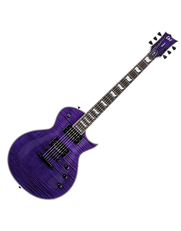 ESP LTD EC-1000FM Electric Guitar See Thru Purple