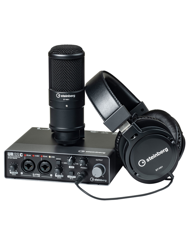 STEINBERG UR-22C Recording Pack Ολοκληρωμένο Πακέτο Ηχογράφησης