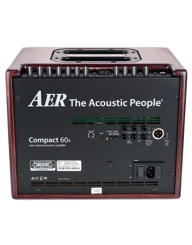AER Compact 60/4 Plywood Mahogany Ενισχυτής Ακουστικών Οργάνων 60 Watt