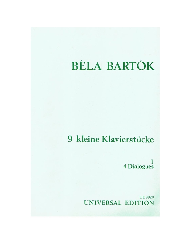 Bela Bartok - 9 Kleine Klavierstucke 1