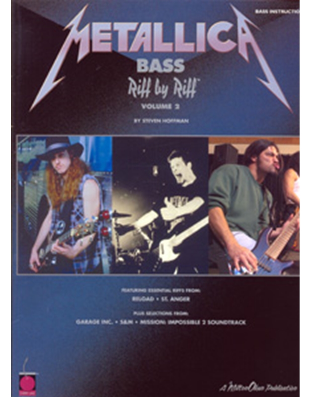 Metallica Bass Riff by Riff Vol 2