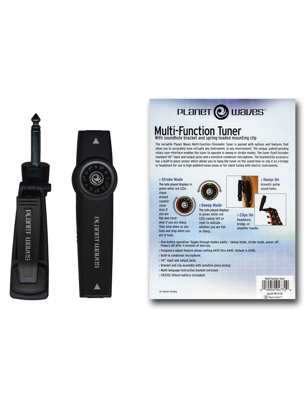 D'Addario - Planet Waves PW-CT02 Multi Function Τuner