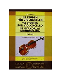 Dotzauer - 113 Violoncello Etudes Vol.1 / Budapest Editions