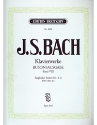 J.S. Bach - Klavierwerke (Busoni-Ausgabe) Band VIII / Breitkopf editions