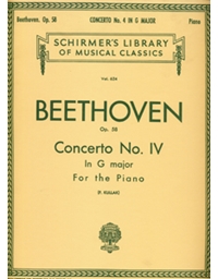Ludwig van Beethoven - Concerto in G major No IV op. 58 / Schirmer editions