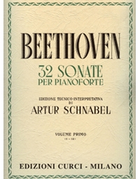 L.V.Beethoven - 32 Sonate per Pianoforte I (Schnabel) / Curci editions