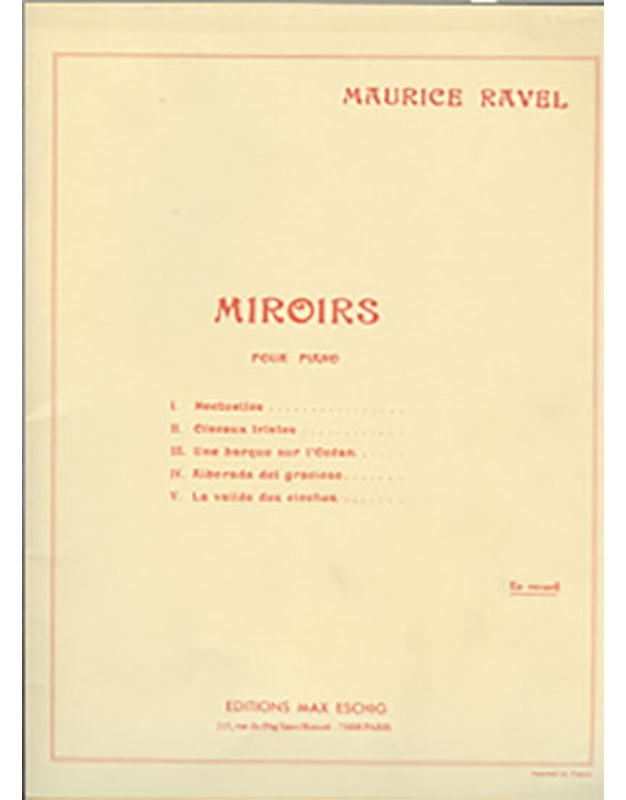 Ravel -  Miroirs 