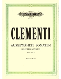 Muzio Clementi - Ausgewahlte Sonaten Band I / Peters editions