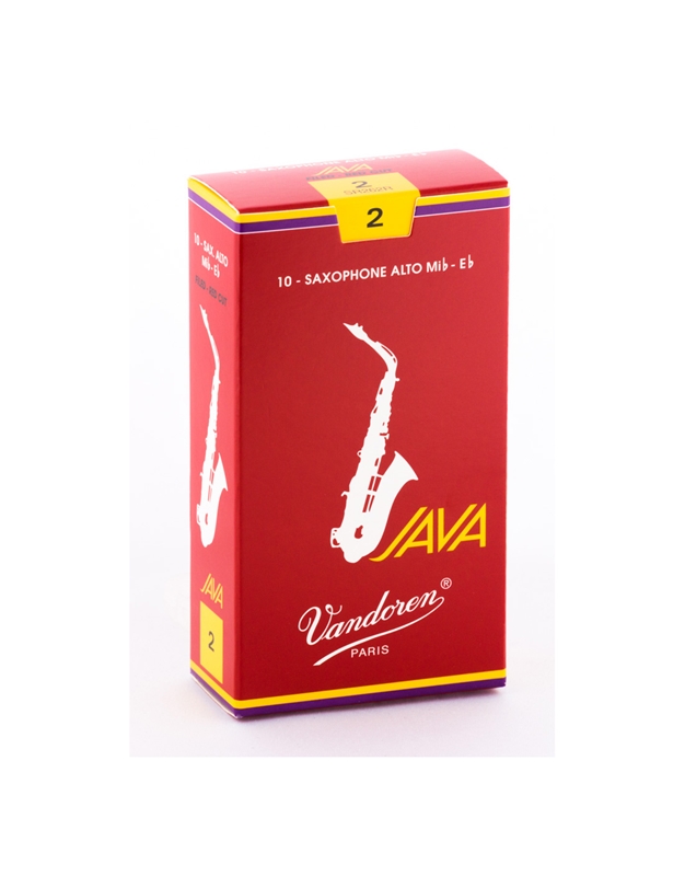 VANDOREN Java  Filed Red Alto Saxophone Reed No. 2  (1 piece)