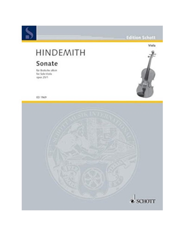 HINDEMITH SONATA OP.25 N 1