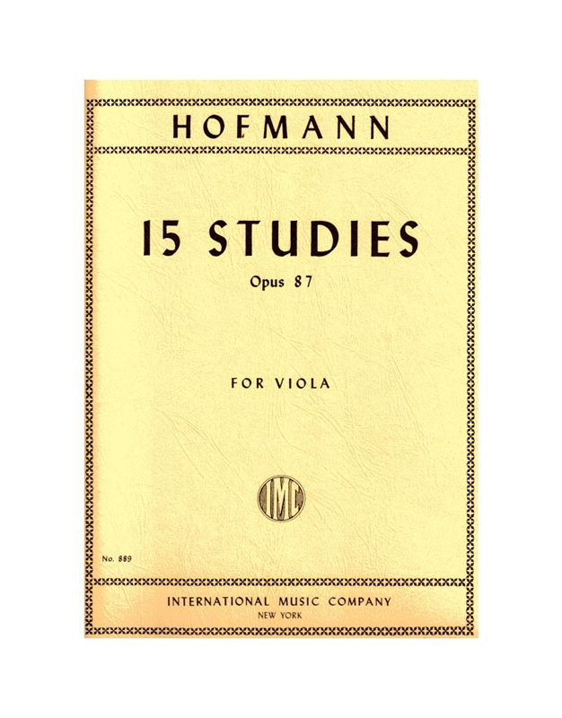 HOFMANN 15 STUDIES OP.87