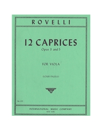 Rovelli - 12 Caprices Op3 & 5