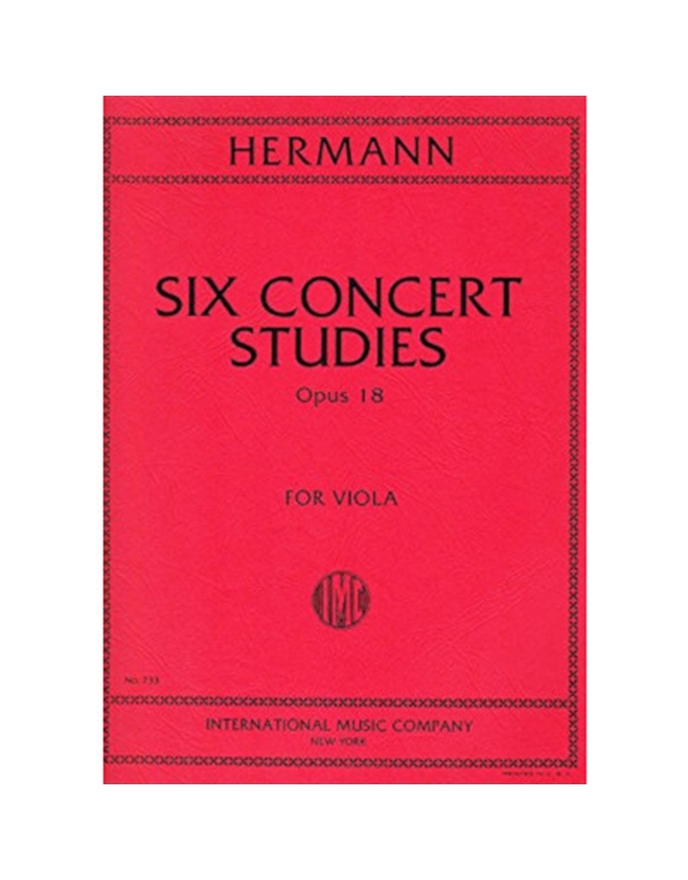 HERMANN 6 CONCERT STUDIES OP.18