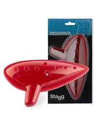 STAGG OCA-PL Ocarina Plastic Red