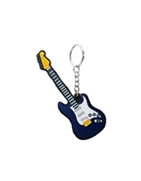 MusicianxDesigner Music Key Chain Electric Guitar (Blue)