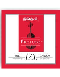 D'Addario Prelude J1012 1/4 D Medium Tension Cello String