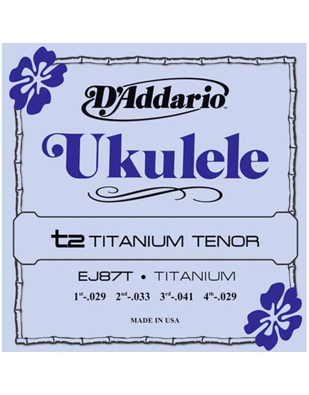 D'Addario Ukulele Strings EJ 87T Titanium