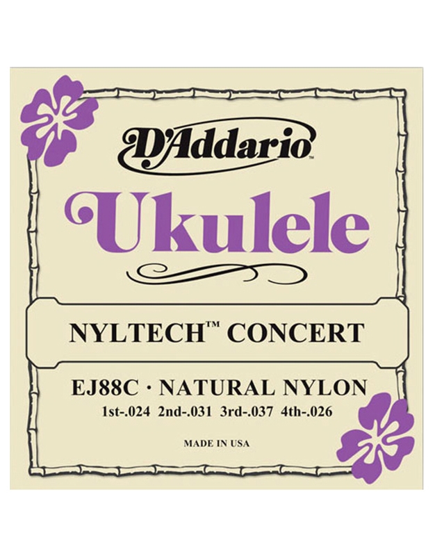 D'Addario Ukulele Strings EJ 88C Nyltech