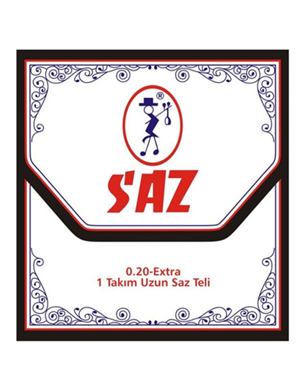 SAZ 652B Χορδές για Σάζι/Ταμπουρά 0,20 (Extra Long)