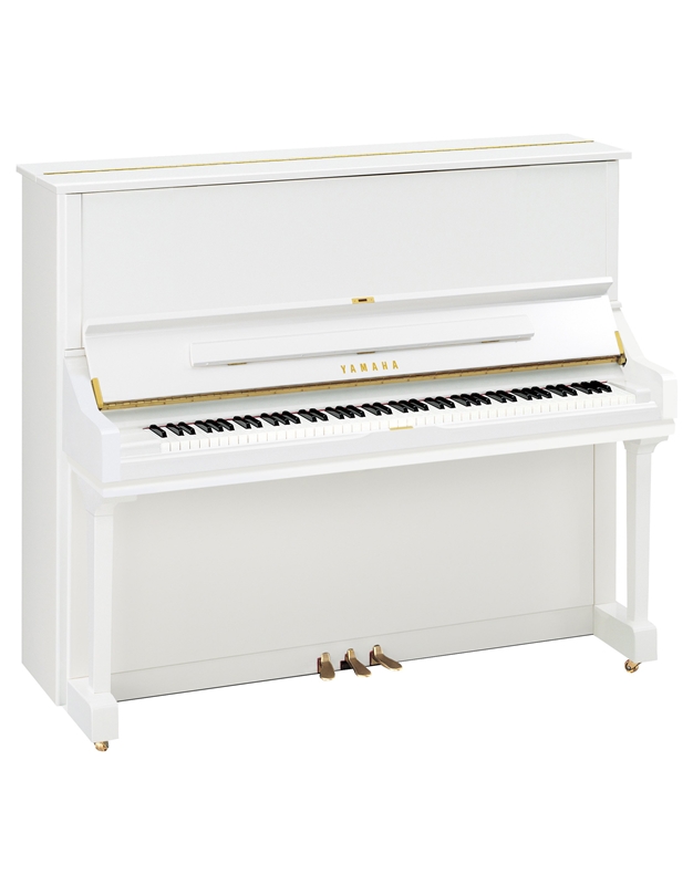 YAMAHA U3SQ Professional Upright Piano Polished White
