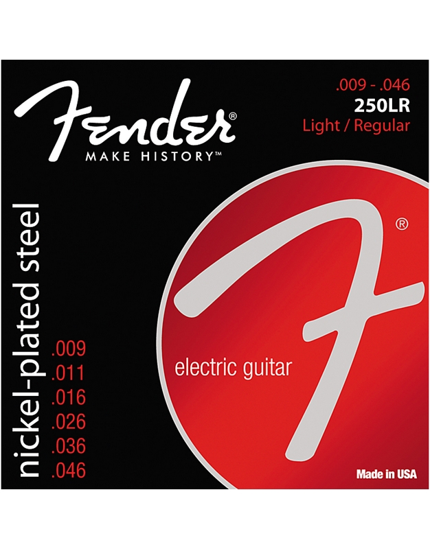 FENDER 250LR Nickel-Plated Xορδές Ηλεκτρικής Κιθάρας (09-46)