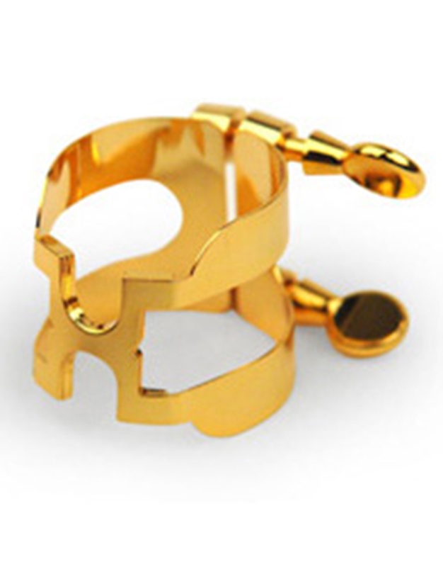 RICO HSS1G Ligature & cap for soprano saxophone gold plated