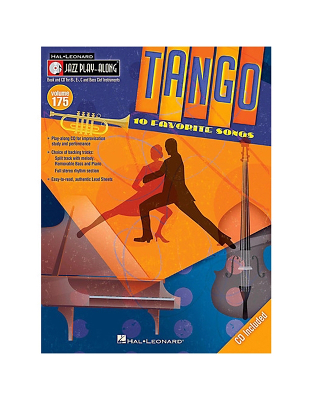 Jazz Play Along - Volume 175 Tango 10 Favorite Songs (BK/CD)