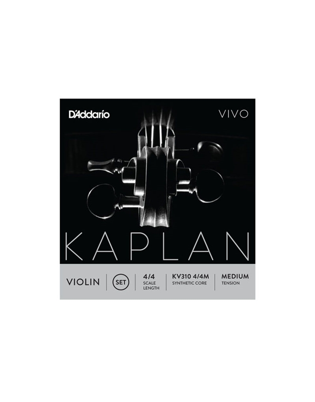 D'Addario Kaplan KV310 Vivo Violin Strings Medium 4/4