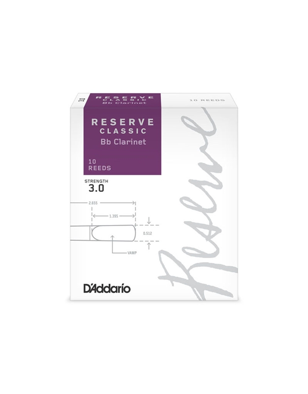 D'Addario Reserve Νο 3,5+ Clarinet Reed (1 piece)