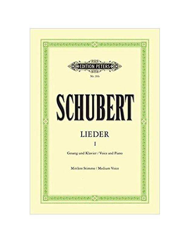Franz Schubert - Lieder Medium Voice Band 1 / Peters editions