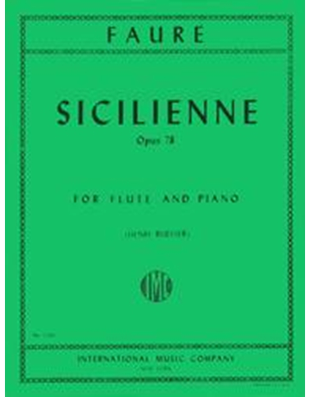Faure – Sicilienne Op.78