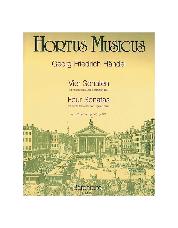 Handel – Four Sonatas Op.1/2,1/4,1/7,1/11