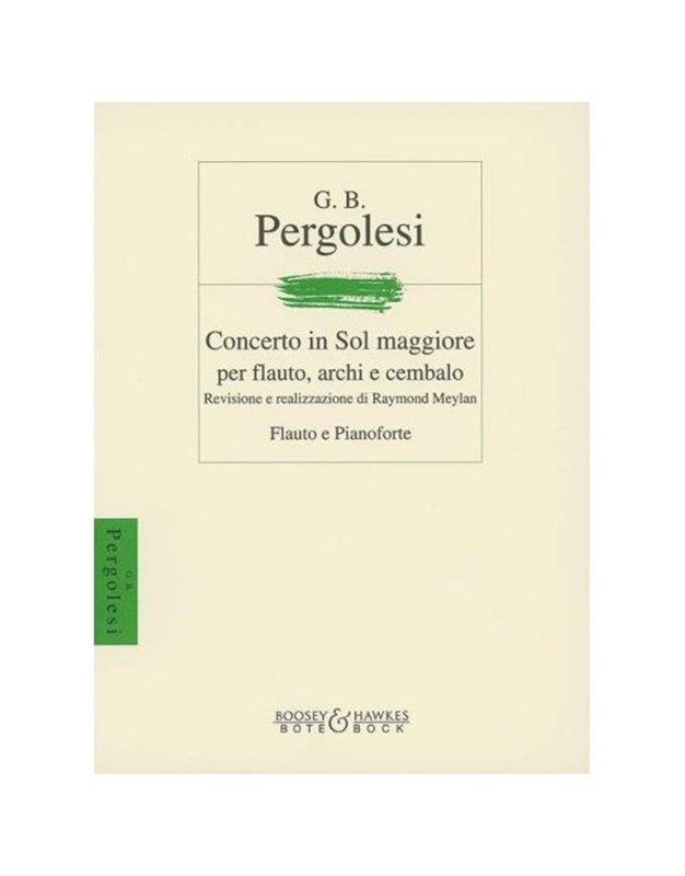 Pergolesi - Flute Concerto in G Major 