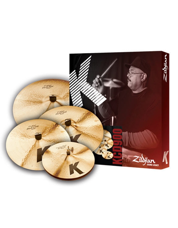 ZILDJIAN K Custom Dark Cymbals Set (20''R - 18'' CR - 16'' CR -14'' HH)