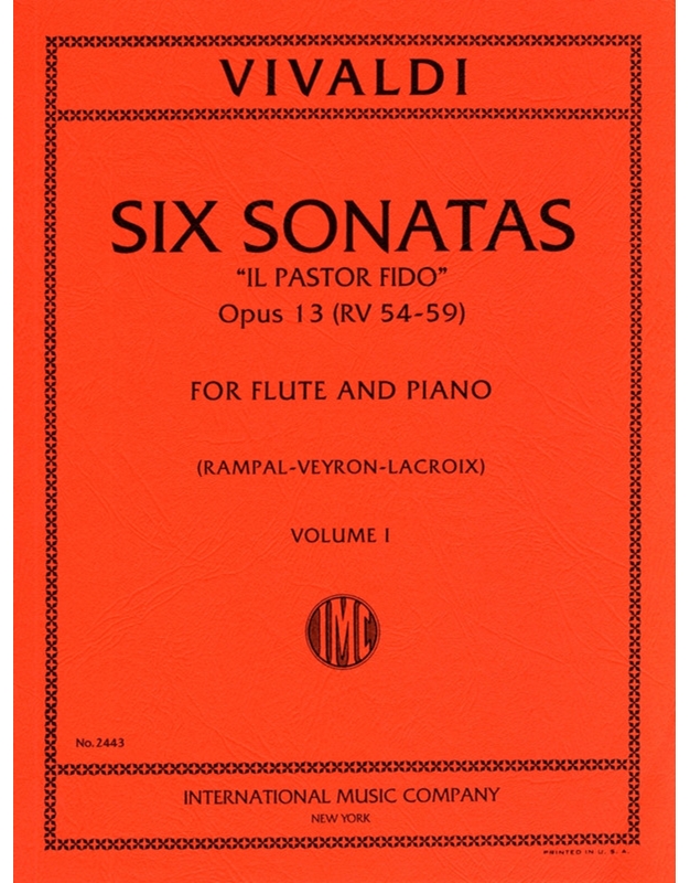 Vivaldi - 6 Sonatas ''Il Pastor Fido" Op.13 N.1