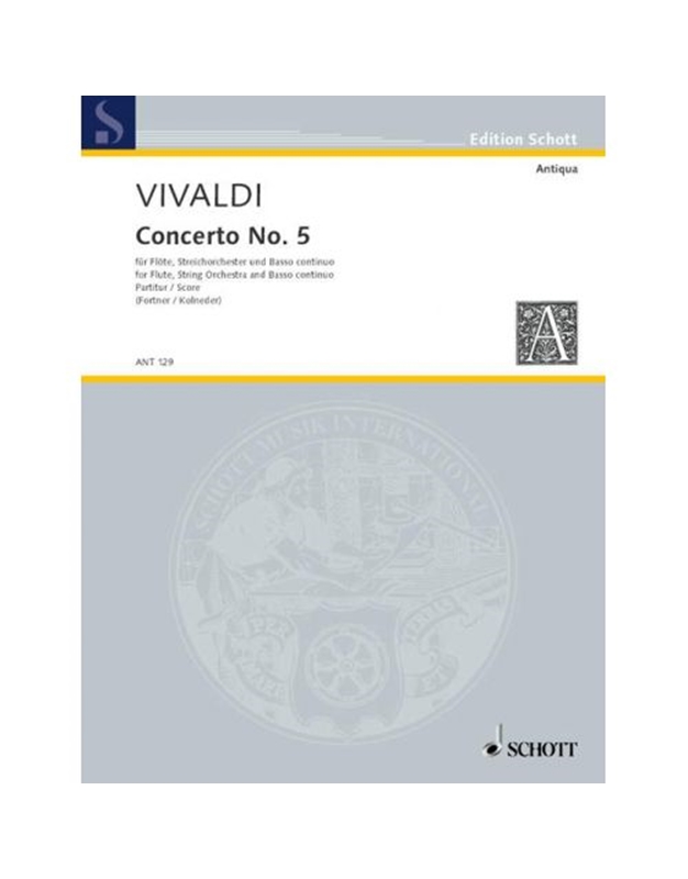 Vivaldi - Concerto Vol V Op X N.5 (Bass)