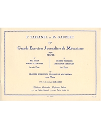 Taffanel & Gaubert - Exercices Journaliers de Mecanisme pour Flute