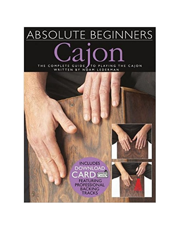 Absolute Beginners - Cajon Book + Download Card