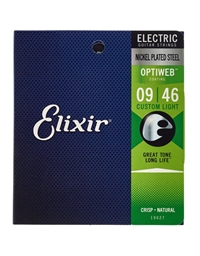 ELIXIR 19027 ''Optiweb'' Electric Guitar Strings (09-46)