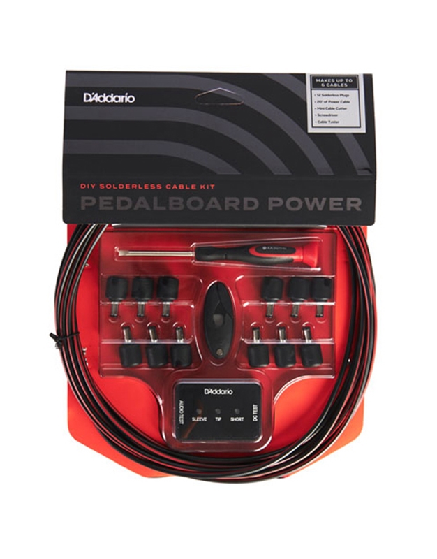 D'Addario - Planet Waves PW-PWRKIT-20 Solderless Pedalboard Power Cable Kit