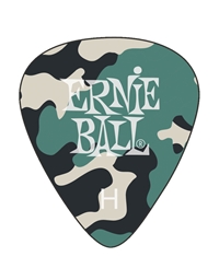 ERNIE BALL Camouflage Cellulose Heavy Picks (12 pieces)