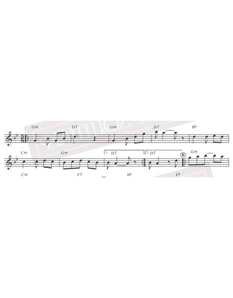 Agapi Mesa Stin Kardia - Music: M. Hadjidakis, Lyrics: N. Gatsos - Music score for download