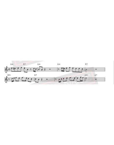 Αμόρε Μίο - Μουσική- Στίχοι: A.Mάνου - Παρτιτούρα για download