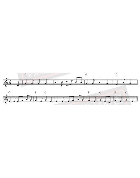 Anevika Stin Piperia - Music - Lyrics: Traditional - Music score for download